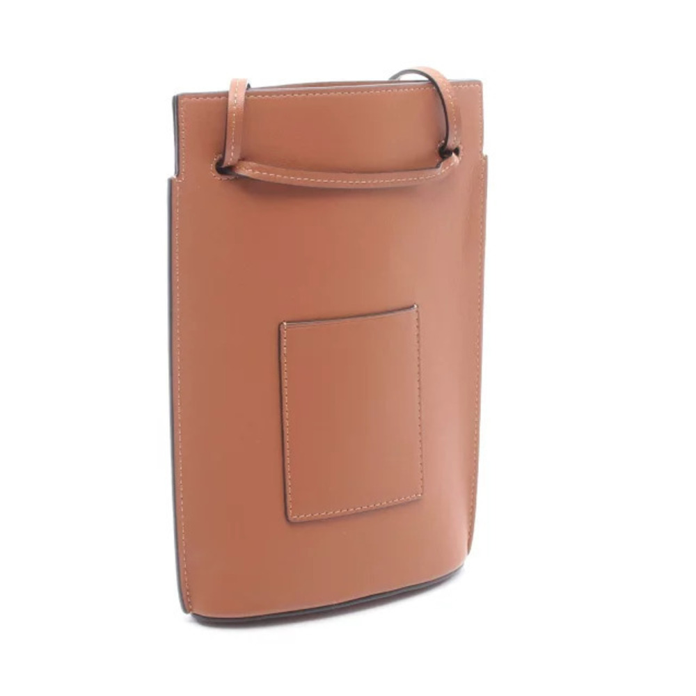 Loewe Bag Dice Brown Pocket Shoulder Leather Brown